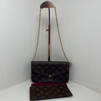 [Pre-Owned] Felicie Pochette Classic Monogram Coated Canvas And Leather Three-In-One Chain Bag - Very Good #1NQTQQT ONE SIZE