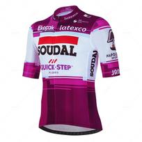 Soudal Quick Step Cycling Clothing Road Bike Wear Racing Clothes Quick Dry Men's Bicycle Jersey Set Ropa Ciclismo Maillot Hombre XS（old）