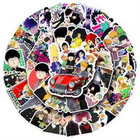 10/30/50pcs Mob Psycho 100 Graffiti Stickers Cool Mobu Decals DIY Phone Cases Notebook Diary Waterproof Classic Anime Sticker