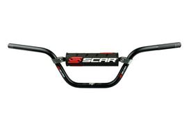 Kierownica Mini Cross/Pit Bike Scar Racing Stal 22,2Mm Czarna Wysoka