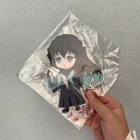 New  Tokitou Muichirou Anime Action Figure Non-woven Fabric Kawaii Key Backpack Decoration Doll Toy  Christmas Gifts