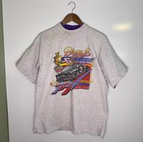Vtg 90s Dale Earnhardt 5 Time Winston Champion Double Neck T-Shirt Size L XXXL
