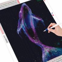 5D „pasidaryk pats“ deimantinis paveikslas, banginis deimantinis siuvinėjimas, siuvinėjimas kryželiu gyvūnų nuotraukos iš kalnų krištolų mozaikos Išpardavimas Rankų darbo dovana Full Round (20X30CM)