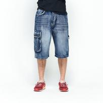 2024 New Version Of Multi Pocket Casual Jeans, Cropped Pants, Hip-Hop Loose Fit, Oversized Skateboard Pants, Mid Pants 30
