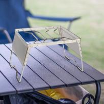Camping Grill Folding Campfire Grate Drying Roasting Rack Portable BBQ