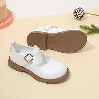 Children Black Uniform School Shoes for Boys 2024 Anti-slip Simple Kids Fashion Breathable Girls Casual Shoes Spring and Summer 26