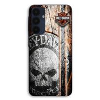 Case For Samsung Galaxy A16 Harley Davidson vintage skull Maniacase juoda