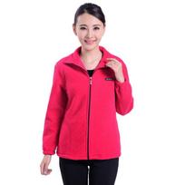 Polar Fleece Jacket Women's Cardigan Solid Color Fleece Sweater Outdoor Leisure Sports Top XL rožinė