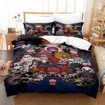 The Binding Of Isaac Bedding Set Single Twin Full Queen King Size Bed Set Aldult Kid Bedroom Duvetcover Sets 3D Print Kawaii EU Single(135*200cm)3pcs