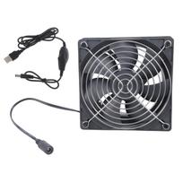 12cm In Line Air Blower 5V Ventilation Blower Ventilation Fan Bilge In Line Marine Bilge Strong Engine Air Blower Fan 1