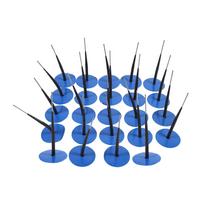 24pcs Tyre Puncture Repair Patch 4.5mm Mushroom Plug Patch High Temperature Resistance Tire Patch For Car Motorcycle mėlyna