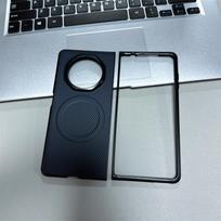 For Huawei Honor Magic V3 Case Hard PC carbon fiber magnetic Wireless charging Protective Back Cover For Magic VS3 V2 VS2 V Flip For Magic V3 mėlyna