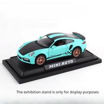 1:32 911 Turbo S lydinio automobilio žaislo modelis Metalinis korpusas Diecast Super sportinis automobilis su atitraukimo funkcija Transporto priemonės žaislai vaikams Dovanos