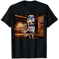 Graphic T-shirt Humorous Tung Tung Sahur Italian Brainrot Meme Tee – Funny Meme Unisex T-Shirt M