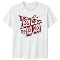 Hugs And Kisses XOXO Valentine T-Shirt Love Design Romance Valentines Day XS