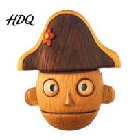 Holiday Masquerade Masque Nutcracker Head Masque Realistic Puppet Full Face for Festivals Halloween Costume Cosplay Party Stage Acting Prop
