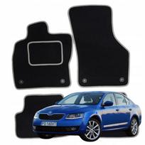 Dywaniki welurowe do skoda octavia iii 2012-2020 welurowe auto dywaniki s