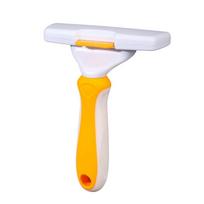 Hair Care One Click Hair Removal Pet Hair Remover Comb Deshedding Curved Design Dog Brush S L Easy Clean Cat Comb Pet Care (Yellow,S)