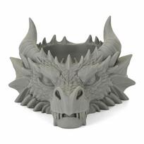 Creative 3D Print Dragon Head Storage Tray Multi Functional Funny Dragon Head Ornaments Gothic Jewelry Display Holder Bedroom
