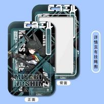 Zenless Zone Zero Anby Ben Hoshimi Miyabi Von Lycaon Business Retractable Credit Card Holders Bank ID Holder Bus Card Cover Case Card Cover