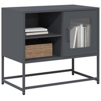 Szafka Pod Telewizor, Antracytowa, 68X39X60,5 Cm, Stalowa