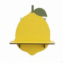 Wooden Wall Shelf Decorative with Rim Lightweight Hanging Display for Ms12376