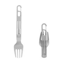 Rust-proof Portable Cutleries Set Reusable Folding Tablewares  Picnic Essentials Fork