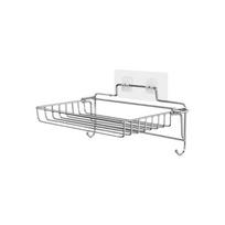 Stainless Steel Folding Storage Rack Nail-Free Wall Mounted Multi-layer Storage Rack Large Capacity Space Saving Pot Lid Rack