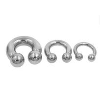 G23 Titanium Large Size Horseshoe Ring U-Shaped Nose Ring Nipple Ring Genital Piercing Jewelry for Body Piercing 2.5*10*5mm