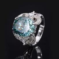 2023 New S925 Whole Body Silver High Carbon 12*14 High-end Luxury Women's Ring Wedding Jewelry 5