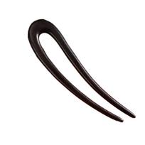 U Shaped Hair Forks Vintage Wood Hairpins and Clips Wooden Hair Sticks  Hair Accessories Black-Style 8