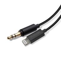 ELECOM AUX Cable Lightning to Male Slim Design Black / 3.5 / / 1.0m /