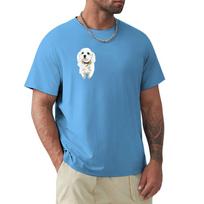 Maltipoo with bandana T-Shirt graphic shirts vintage graphic t shirt vintage quick drying mens t shirts pack S