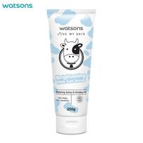 Watsons Love My Skin Brightening Milk Salt Scrub, Brightening Active & Himaraya Salt, Dermatologically Tested, 250 g. 250 g.
