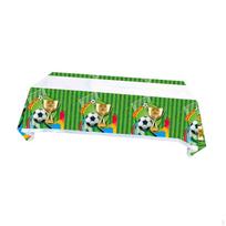 Vienkartiniai stalo indai Futbolo vakarėlis namų sodui 10 lėkščių 1 Tablecloth