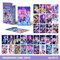 The new 92PCS K-pop Devil Hunter Anime card collection features trendy fantasy Huntrix Sajaboys po cards as gift toys