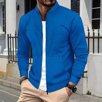 Men's 2024 Spring & Autumn Slim Fit Waffle Cardigan Jacket S