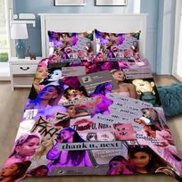 Singer A-Ariana G-Grande Bedding Set For Bedroom Soft Modern Bedspreads Comefortable Kids Duvet Cover Quilt Cover And Pillowcase EU Single(135*200cm)3pcs