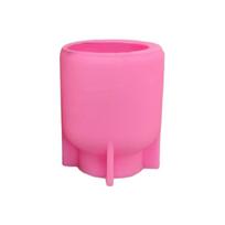 DIY Flower Pot Silicone Mold Large Round Succulent Planter Silicone Mold Office Home Decorating Vase Resin Casting Mold 1 pink