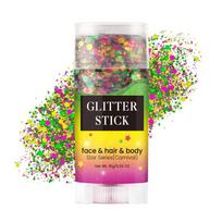 Colorful High-gloss Gel Liquid Eye Shadow Body Glitter Gel For Body, Face, Hair And Lip.Color Changing Glitter Gel Under Light 16g One Size žalia