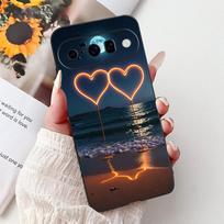 For Google Pixel 10 Pro XL Case Cute Love Heart Lucky Koi Painted Cover Soft Silicone Case For Google Pixel 10 Pixel10 Pro Shell Pixel 10 Pro XL