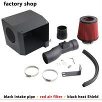 For Honda Civic 10th Gen 1.5T 2016+ Short Ram cold Air Intake System + Heat Shield bk piping w  red