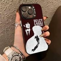 Peaky Blinders tommy shelby Phone Case For iPhone 17,16,15,14,13,12,11 Plus,Pro Max,XS,Colorful Silver Black Cover iPhone14Plus