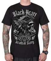 Marškinėliai Black Heart Huron - Juoda