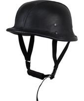 Retro atviro veido motociklininko šalmas Sodager ADH-011 - Juoda