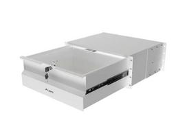 LANBERG 19" Rack Cabinet Drawer, 4U, 360 mm, Gray, 4U / 483 x 360 mm, 4-Point Mounting, Load Capacity up to 90 kg