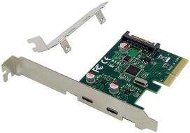 Conceptronic EMRICK13G 2-Port USB 3.2 Gen 2 Type-C PCIe Card