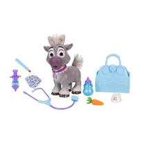 Jakks Pacific Disney Frozen Young Sven Feature Care Kit with Accessories, 22cm Tall, Includes Travel Bag, 20+ Reactions, Doctor's Set for kids Ages 3+, Batteries Included, Officially Licensed
