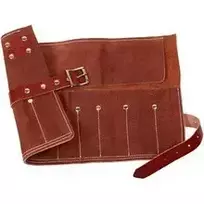 Dark Stag Leather Barber Tool Roll