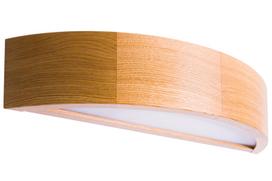 LEJA wall sconce, semi-ceiling lamp, wood, OAK, for living room, kitchen, bathroom, STYLISH